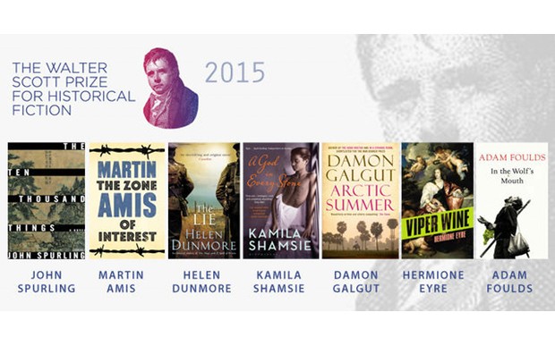 The 2015 Walter Scott Prize for Historical Fiction shortlist