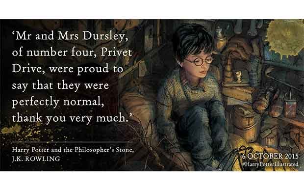 The Illustrated Harry Potter And The Philosopher S Stone Waterstones Com Blog