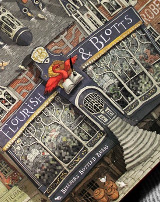 Flourish & Blotts - Harry Potter illustrated by Jim Kay