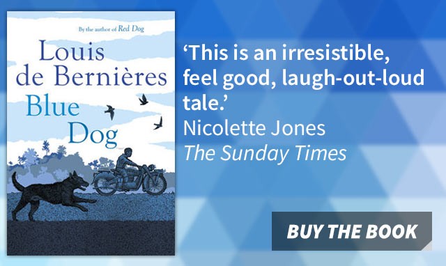 Blue Dog by Louis de Berni&egrave;res